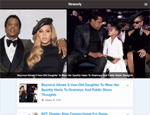 Tablet Screenshot of newsely.com